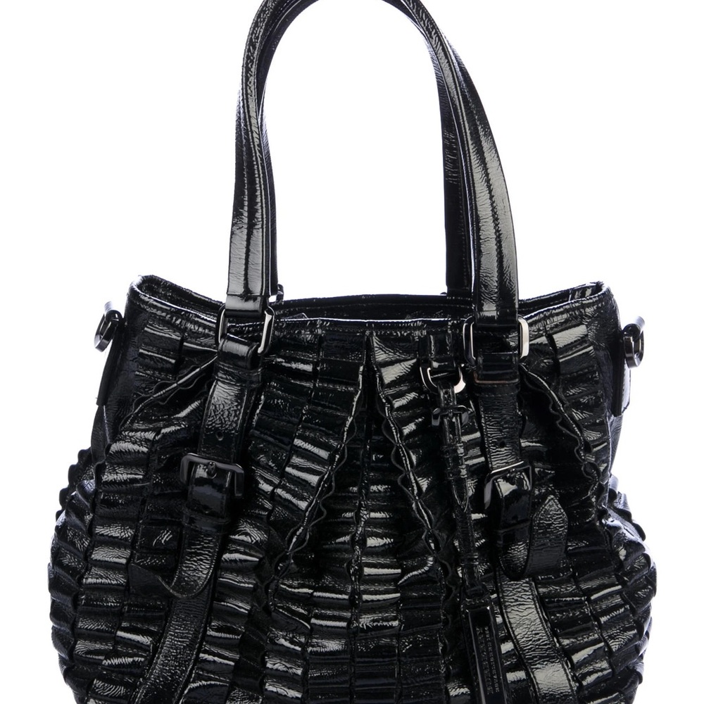 Burberry Cartridge Pleated Lowry Tote - Picture 4 of 5